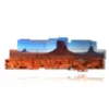 landscape painting monument valley arizona - version: 18 pannelli 306x110cm