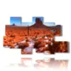 landscape painting monument valley arizona - version: 8 pannelli 171x100cm