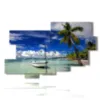 painting boats in a dream island - version: 10 pannelli 188x117cm