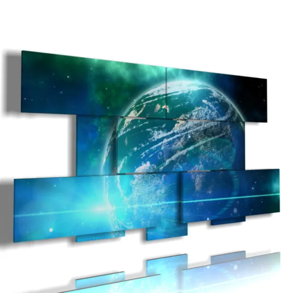 tableau avec de belles images de fantaisie