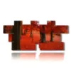 quadro autunnale foglie rosse - version: 12 pannelli 232x106cm