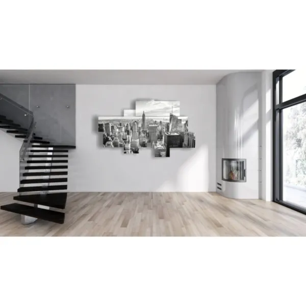 Wall art decoration New York black and white