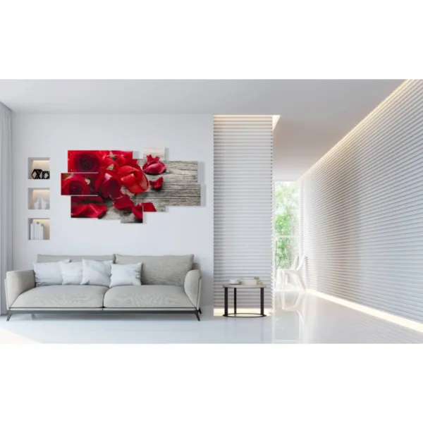 impresiones de rosas rojas