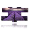 cuadros con flores de lavanda en un cielo reflejado - version: 7 pannelli 176x102cm
