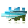 tableau vue mer et plage dans l archipel des whitsunday en australie - version: 18 pannelli 274x153cm