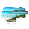 bild blick auf das meer und den strand im whitsunday archipel in australien - version: 20 pannelli 256x150cm