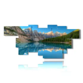 Paintings with a lake