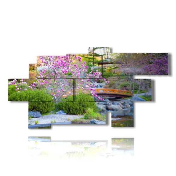 Modern floral painting