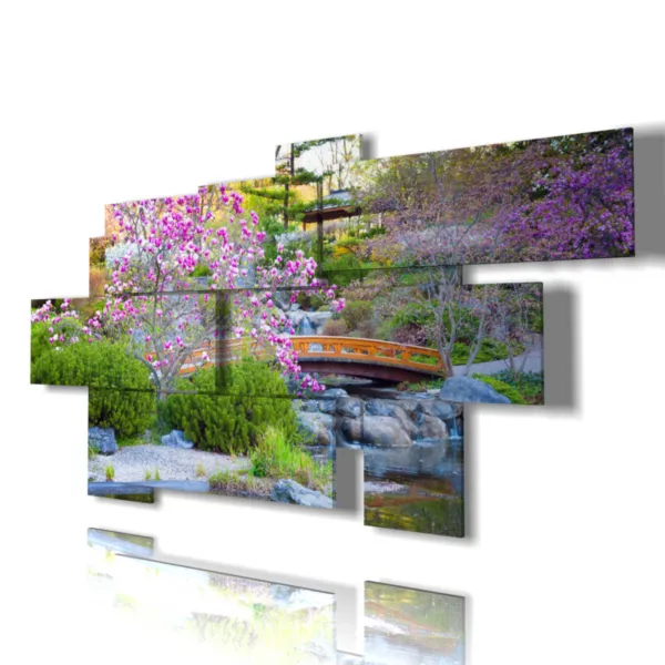 impressions de fleurs modernes