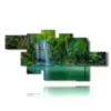 quadri con cascate in un tuffo di verde - version: 9 pannelli 211x108cm