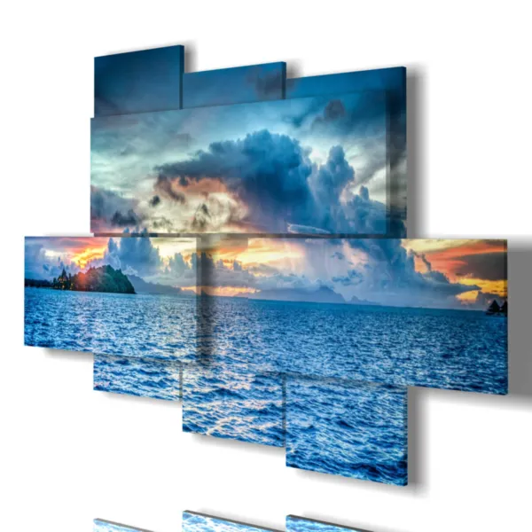 impresiones del mar y del cielo