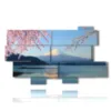 photo paintings mountain mount fuji - version: 10 pannelli 190x110cm