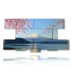photo paintings mountain mount fuji - version: 8 pannelli 186x97cm