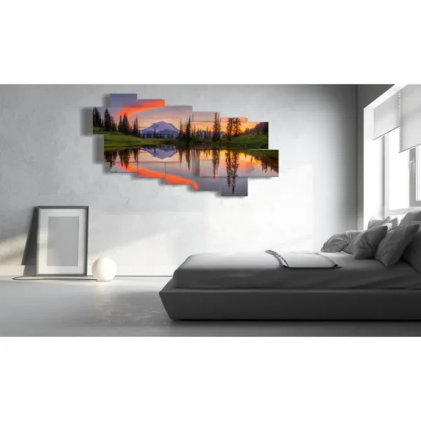 impresiones lago amanecer