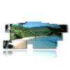 paintings with sea landscapes in rio in brazil - version: 13 pannelli 239x101cm