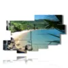 paintings with sea landscapes in rio in brazil - version: 10 pannelli 188x117cm