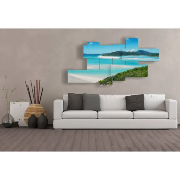 Tableaux avec vue sur la mer et la plage