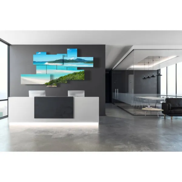 Sea view and beach print