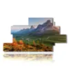 tableaux avec montagnes passo di giau - version: 12 pannelli 220x119cm