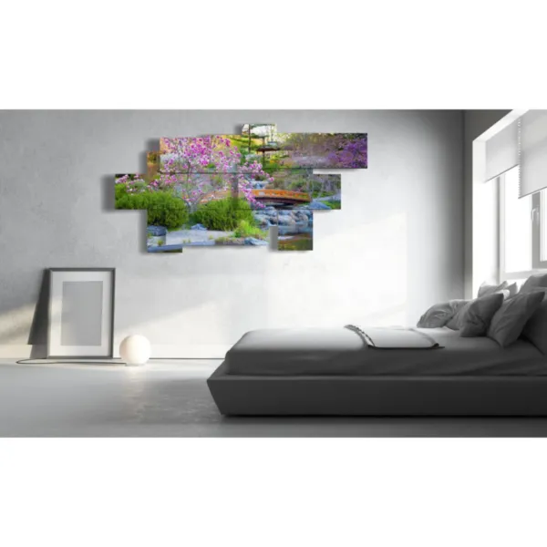 Stylized flower paintings