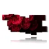 quadri rose rosse - version: 12 pannelli 236x112cm