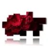 quadri rose rosse - version: 10 pannelli 200x113cm