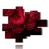 quadri rose rosse - version: 12 pannelli 179x146cm