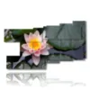 bild mit lotusblueten - version: 9 pannelli 184x108cm