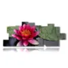 painting water lilies in the pond - version: 17 pannelli 282x112cm