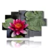 ninfee quadro nello stagno - version: 9 pannelli 171x108cm