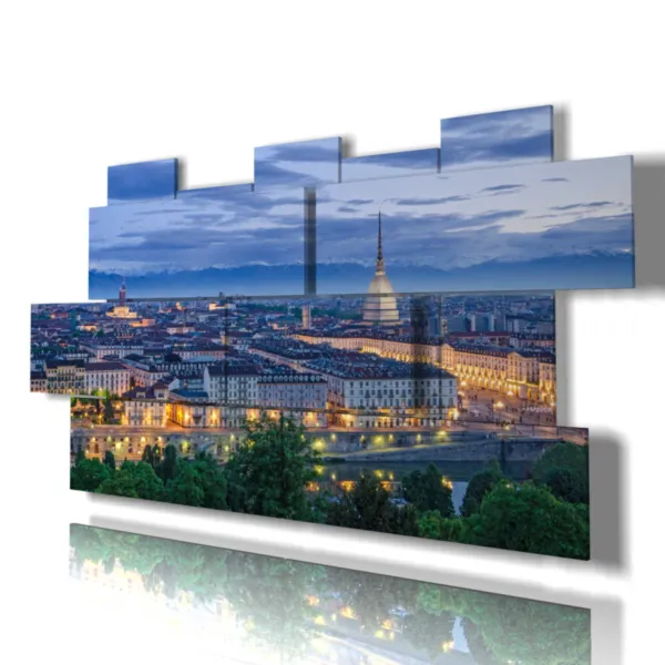 Drucke der Stadt Turin