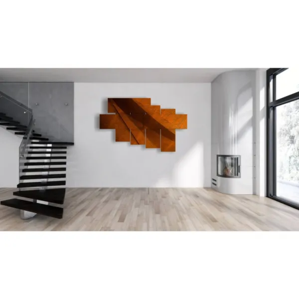 furniture with an abstract painting