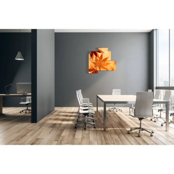 Abstrakte Blumenstempel