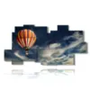 tableaux ballon solitaire dans le ciel - version: 11 pannelli 214x107cm