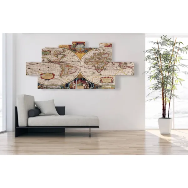 Geographic map prints