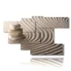 quadri con sabbia in linee di relax - version: 7 pannelli 172x103cm