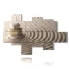paintings with sand in relaxation lines - version: 8 pannelli 175x112cm