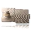 paintings with sand in relaxation lines - version: 10 pannelli 183x100cm