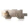 quadri con sabbia in linee di relax - version: 15 pannelli 279x104cm