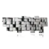 tableaux cubes images - version: 19 pannelli 306x116cm