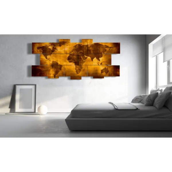 Interior design of ancient world paintings