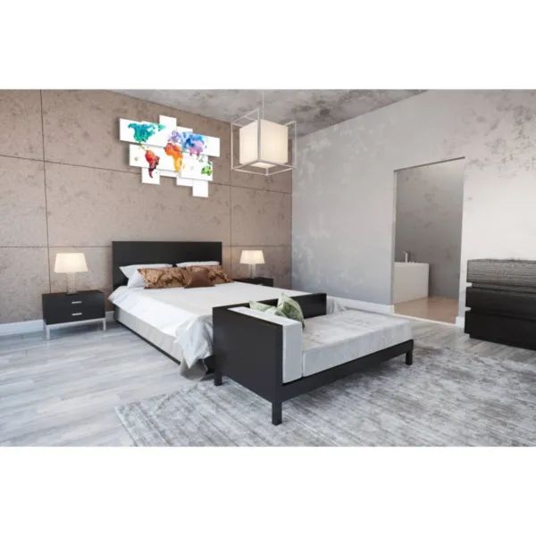 murals with a world map