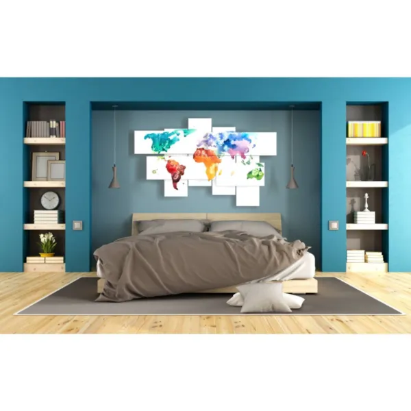 Mural map paintings