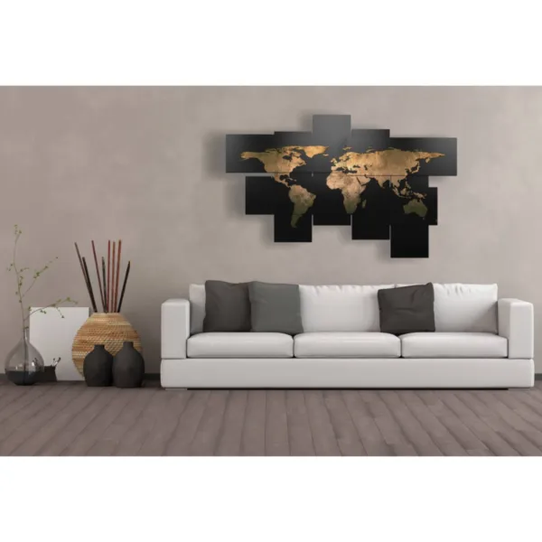 Cartes dorées dans le monde