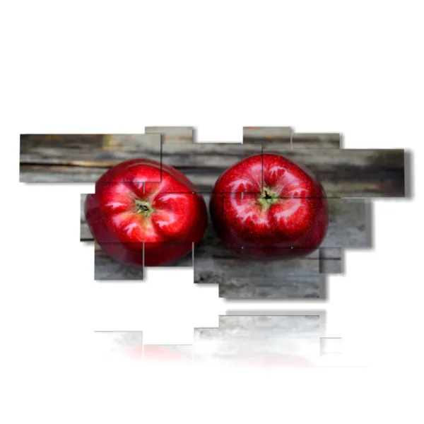 cuadros de frutas y verduras