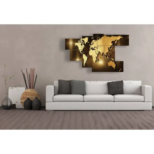 large world map charts