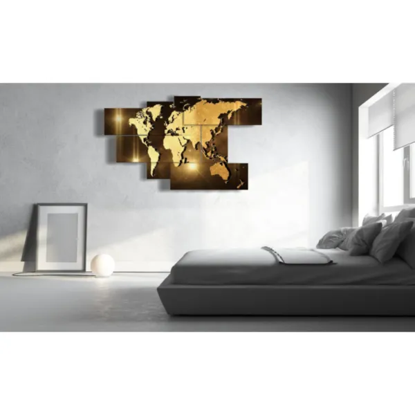 world map paintings on canvas
