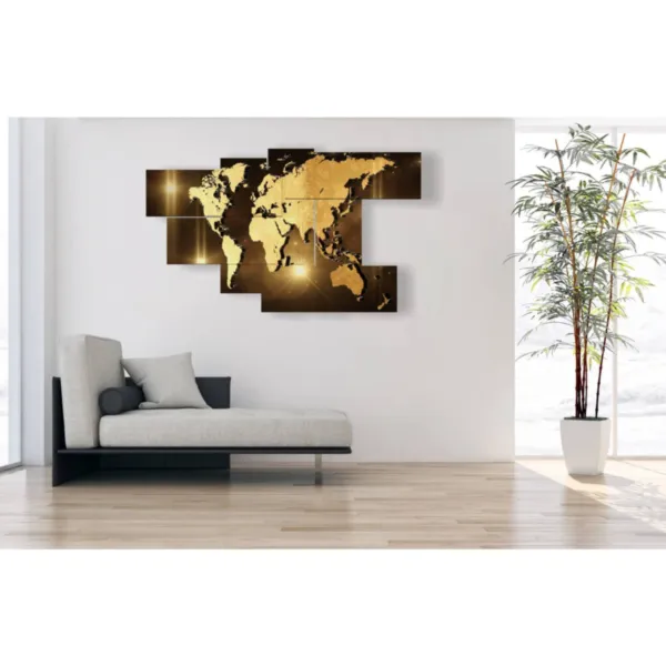 ''World map print''