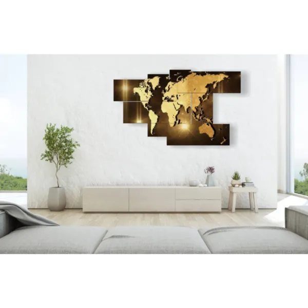 modern flat map quadrettes