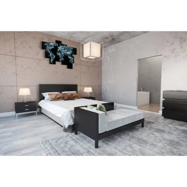 mural art of the world map